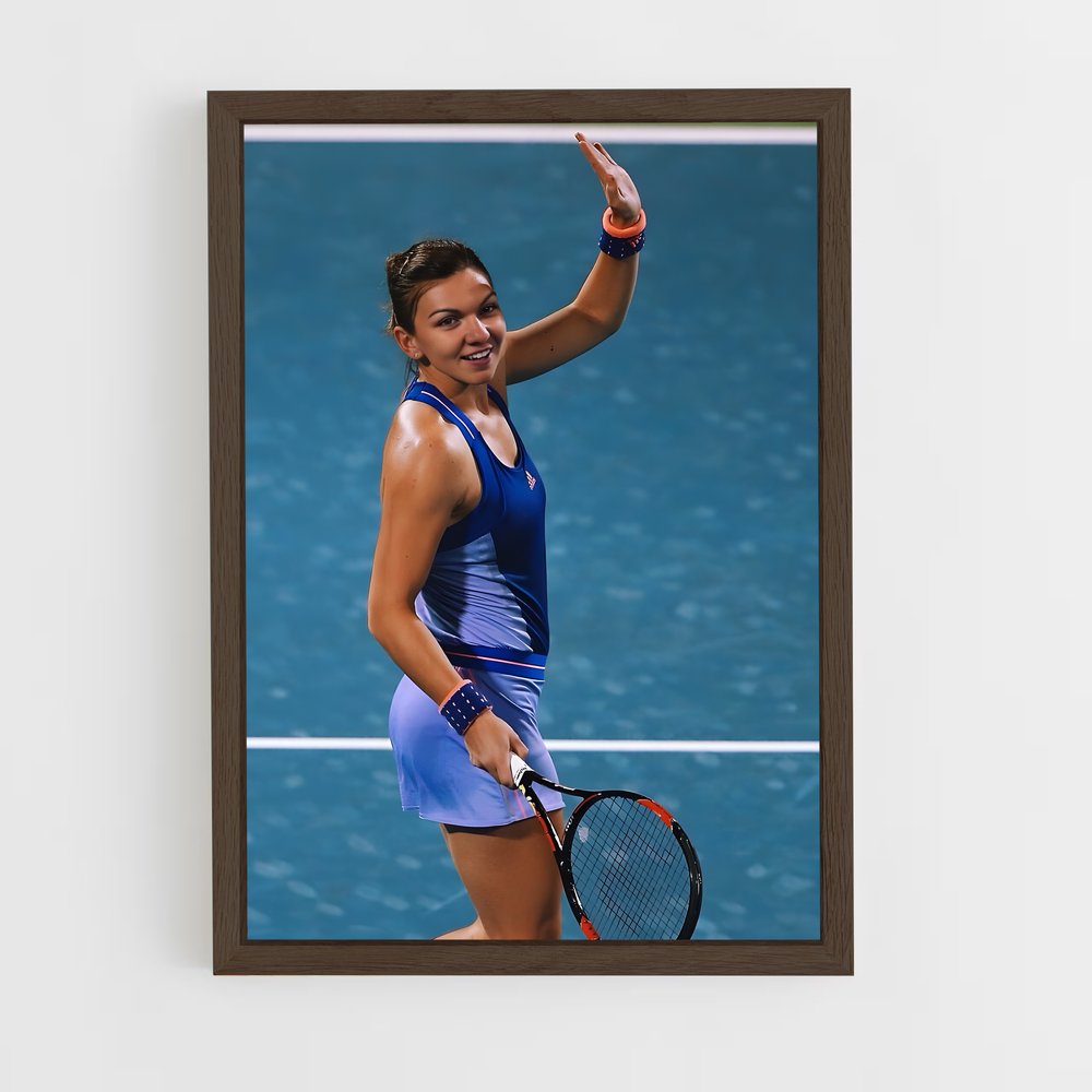 Poster Simona de halep – affiche Tennis (vue 5)